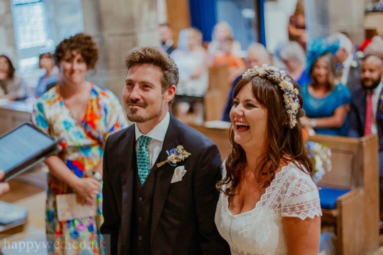 St Issells Church Saundersfoot wedding ceremony 59 768x512