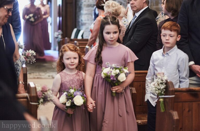 The Parish Church of Saint Denys Lisvane wedding ceremony 10 768x506