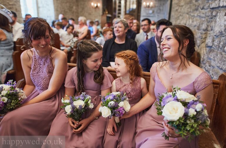 The Parish Church of Saint Denys Lisvane wedding ceremony 29 768x503
