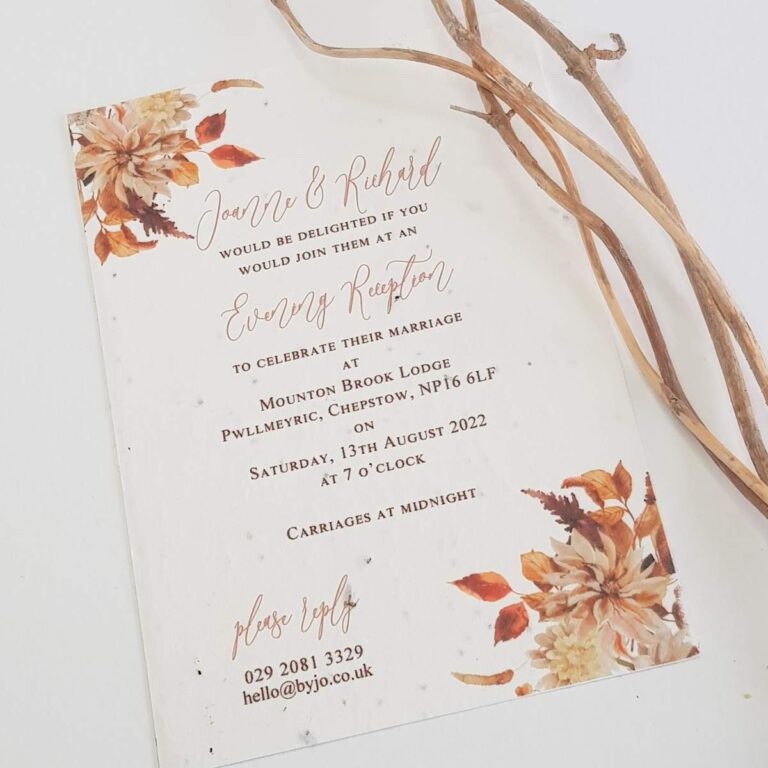 autumn evening wedding invitation 768x768